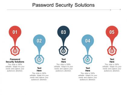 Password security solutions ppt powerpoint presentation slides professional cpb