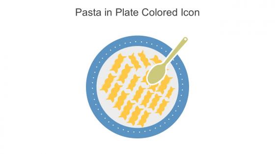 Pasta In Plate Colored Icon In Powerpoint Pptx Png And Editable Eps Format