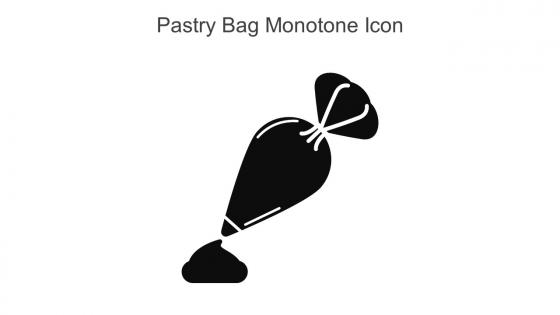 Pastry Bag Monotone Icon In Powerpoint Pptx Png And Editable Eps Format