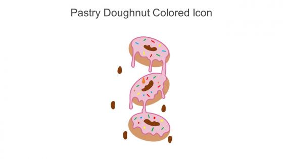 Pastry Doughnut Colored Icon In Powerpoint Pptx Png And Editable Eps Format