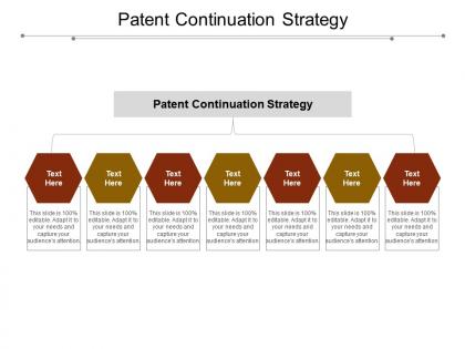 Patent continuation strategy ppt powerpoint presentation icon ideas cpb