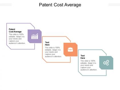 Patent cost average ppt powerpoint presentation pictures layouts cpb