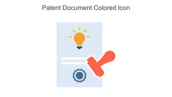 Patent Document Colored Icon In Powerpoint Pptx Png And Editable Eps Format