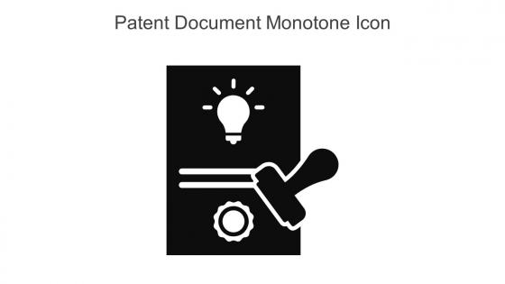 Patent Document Monotone Icon In Powerpoint Pptx Png And Editable Eps Format