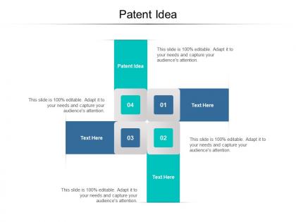 Patent idea ppt powerpoint presentation portfolio icon cpb