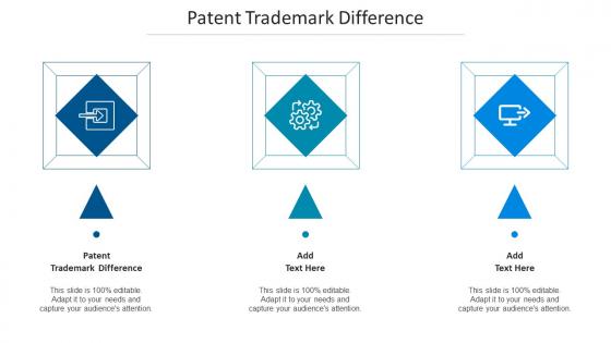 Patent Trademark Difference Ppt Powerpoint Presentation Infographics Rules Cpb