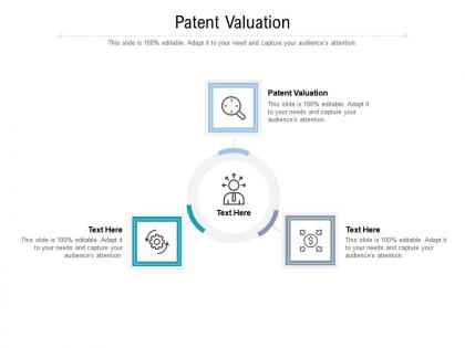 Patent valuation ppt powerpoint presentation summary ideas cpb