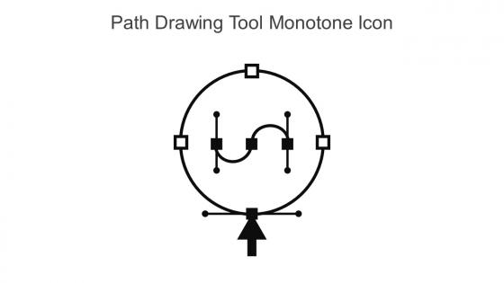Path Drawing Tool Monotone Icon In Powerpoint Pptx Png And Editable Eps Format