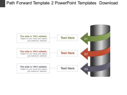 Path forward template 2 powerpoint templates  download