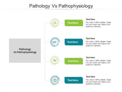 Pathology vs pathophysiology ppt powerpoint presentation icon layouts cpb
