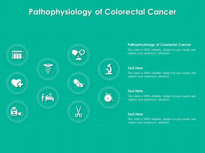 Pathophysiology of colorectal cancer ppt powerpoint presentation portfolio icons
