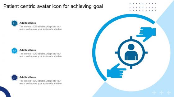 Patient Centric Avatar Icon For Achieving Goal