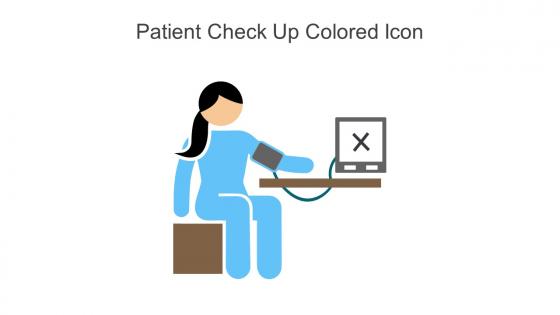Patient Check Up Colored Icon In Powerpoint Pptx Png And Editable Eps Format