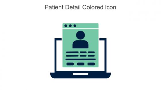 Patient Detail Colored Icon In Powerpoint Pptx Png And Editable Eps Format