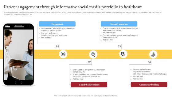 Patient Engagement Through Informative Social Media Portfolio In Healthcare
