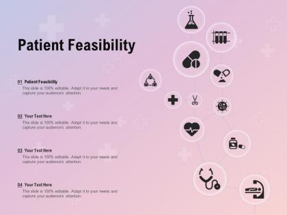 Patient feasibility ppt powerpoint presentation slides graphic images