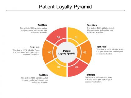 Patient loyalty pyramid ppt powerpoint presentation model aids cpb