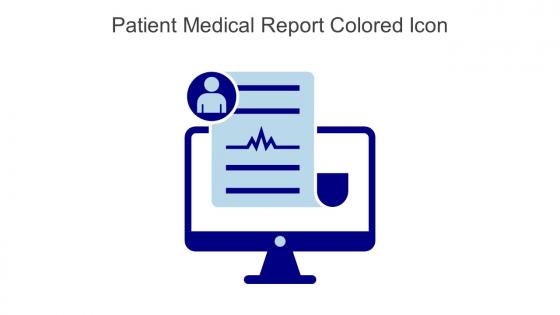 Patient Medical Report Colored Icon In Powerpoint Pptx Png And Editable Eps Format