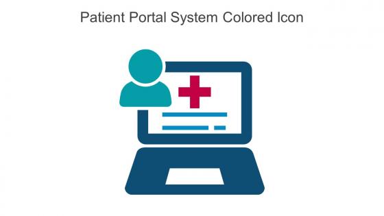 Patient Portal System Colored Icon In Powerpoint Pptx Png And Editable Eps Format