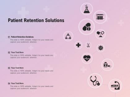 Patient retention solutions ppt powerpoint presentation slides templates
