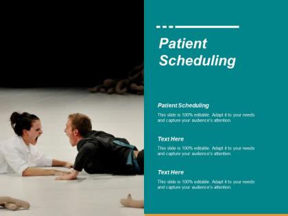Patient scheduling ppt powerpoint presentation icon good cpb