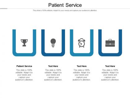 Patient service ppt powerpoint presentation layouts samples cpb