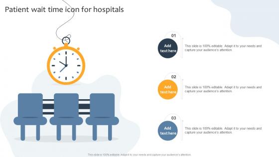 Patient Wait Time Icon For Hospitals