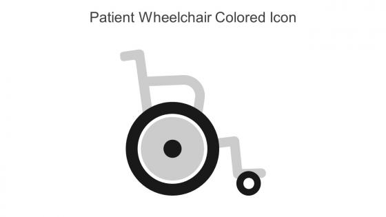 Patient Wheelchair Colored Icon In Powerpoint Pptx Png And Editable Eps Format