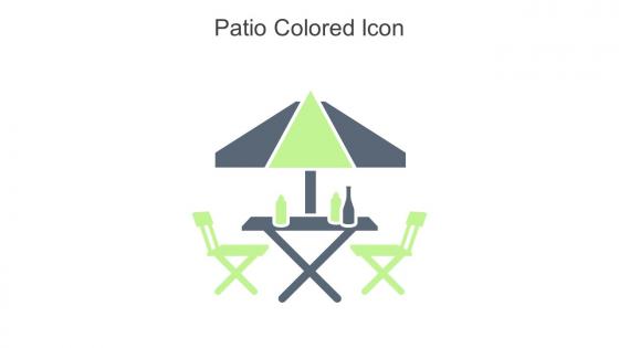 Patio Colored Icon In Powerpoint Pptx Png And Editable Eps Format