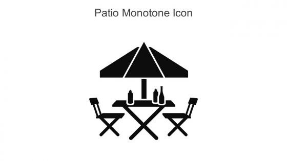 Patio Monotone Icon In Powerpoint Pptx Png And Editable Eps Format