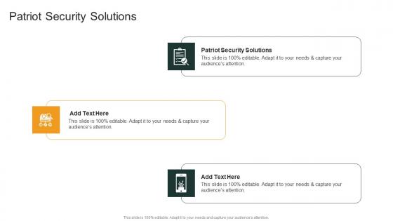 Patriot Security Solutions In Powerpoint And Google Slides Cpb