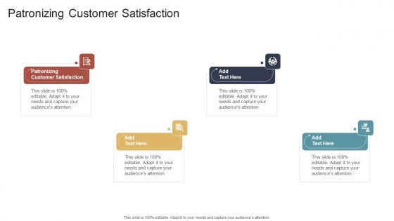 Patronizing Customer Satisfaction In Powerpoint And Google Slides Cpb