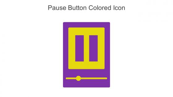 Pause Button Colored Icon In Powerpoint Pptx Png And Editable Eps Format