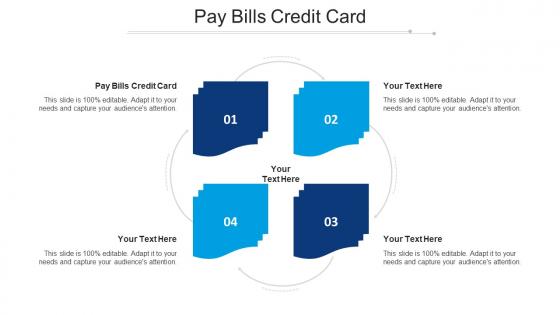Pay Bills Credit Card Ppt Powerpoint Presentation Layouts Cpb
