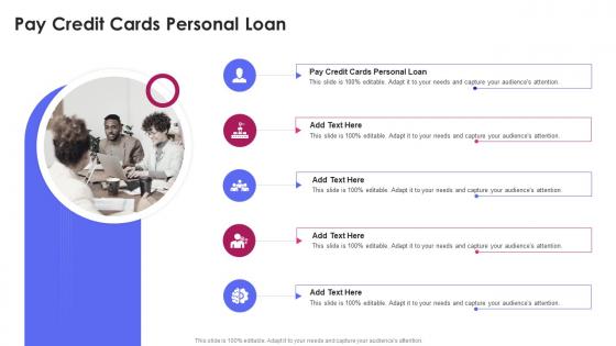 Pay Credit Cards Personal Loan In Powerpoint And Google Slides Cpb
