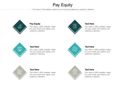 Pay equity ppt powerpoint presentation infographics design ideas cpb