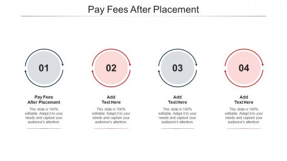 Pay Fees After Placement Ppt PowerPoint Presentation Gallery Infographic Cpb