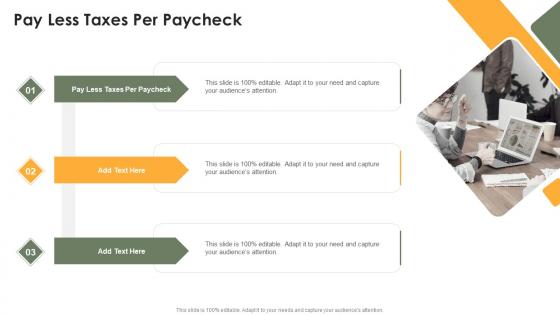 Pay Less Taxes Per Paycheck In Powerpoint And Google Slides Cpb