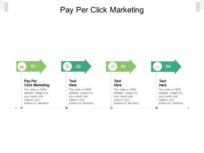Pay per click marketing ppt powerpoint presentation infographics slideshow cpb