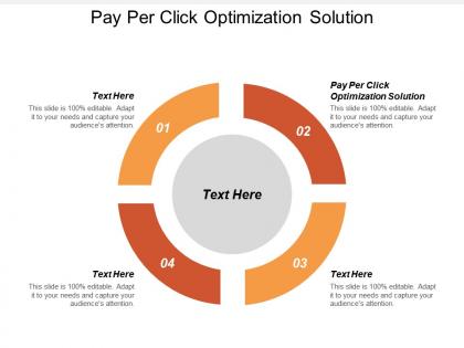 Pay per click optimization solution ppt powerpoint presentation gallery pictures cpb