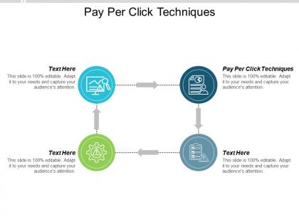 Pay per click techniques ppt powerpoint presentation portfolio shapes cpb