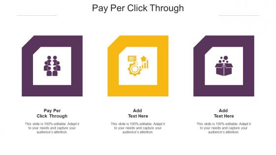 Pay Per Click Through Ppt Powerpoint Presentation Visual Aids Inspiration Cpb