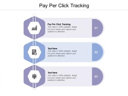 Pay per click tracking ppt powerpoint presentation ideas summary cpb