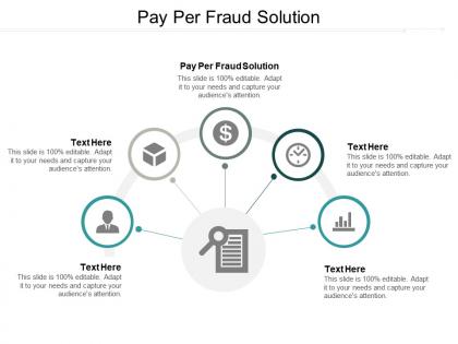 Pay per fraud solution ppt powerpoint presentation pictures master slide cpb