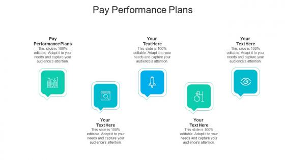 Pay performance plans ppt powerpoint presentation model slide download cpb