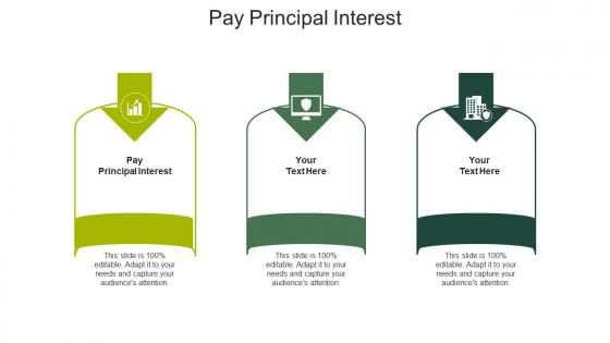 Pay principal interest ppt powerpoint presentation show brochure cpb