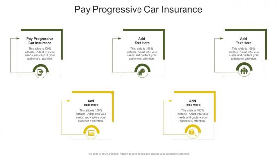 Pay Progressive Car Insurance In Powerpoint And Google Slides Cpb
