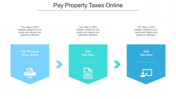 Pay Property Taxes Online Ppt Powerpoint Presentation Styles Influencers Cpb