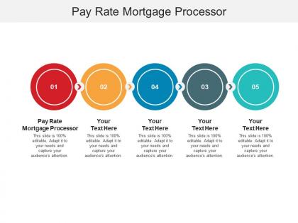 Pay rate mortgage processor ppt powerpoint presentation icon format ideas cpb