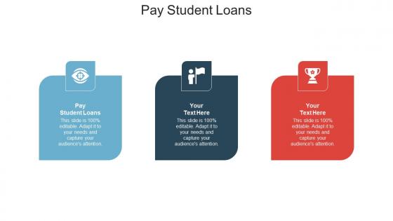 Pay student loans ppt powerpoint presentation styles smartart cpb